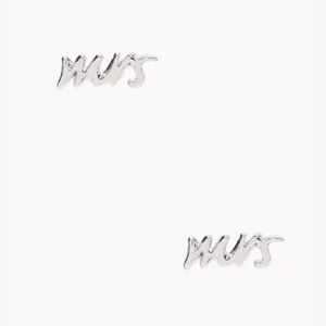 Kate Spade | Say Yes Mrs Earrings